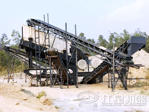 日處理2千噸移動破石機 日處理2千噸移動破石機