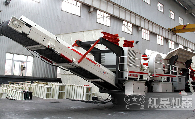 全自動碎石機(jī)側(cè)面圖 全自動碎石機(jī)側(cè)面圖