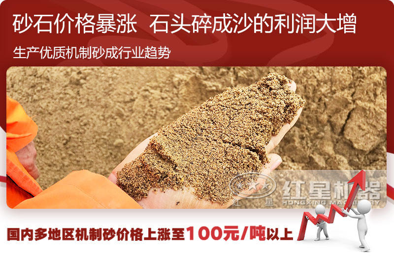 石頭碎成沙利潤大有可圖