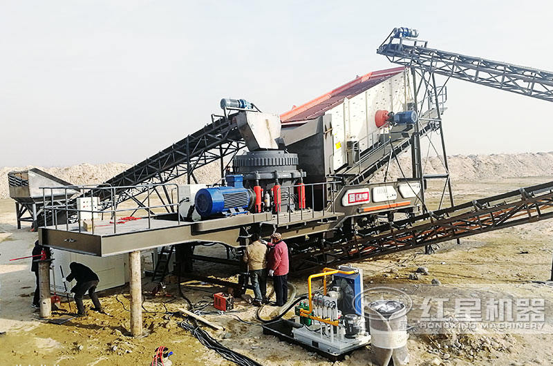 圓錐篩分移動磨沙機 圓錐篩分移動磨沙機