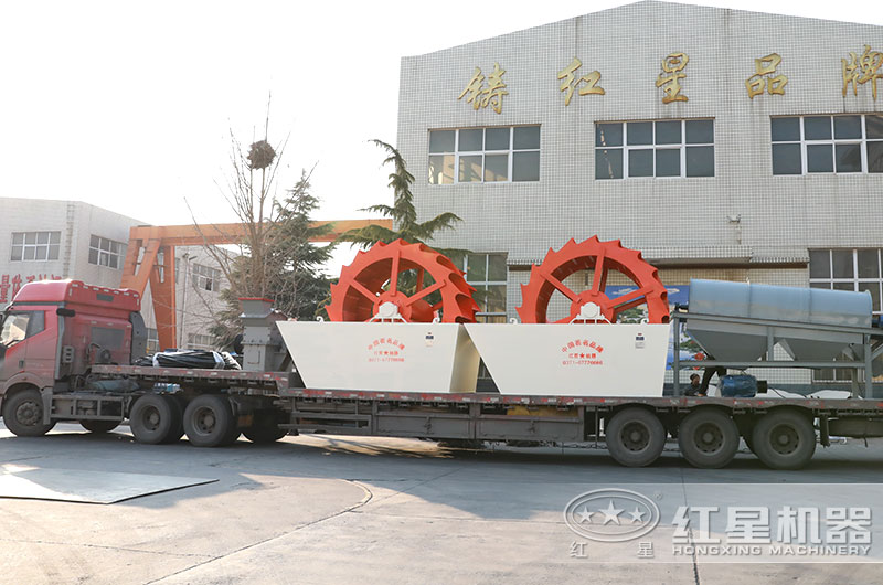 一套大型水洗砂生產線設備發(fā)貨 一套大型水洗砂生產線設備發(fā)貨
