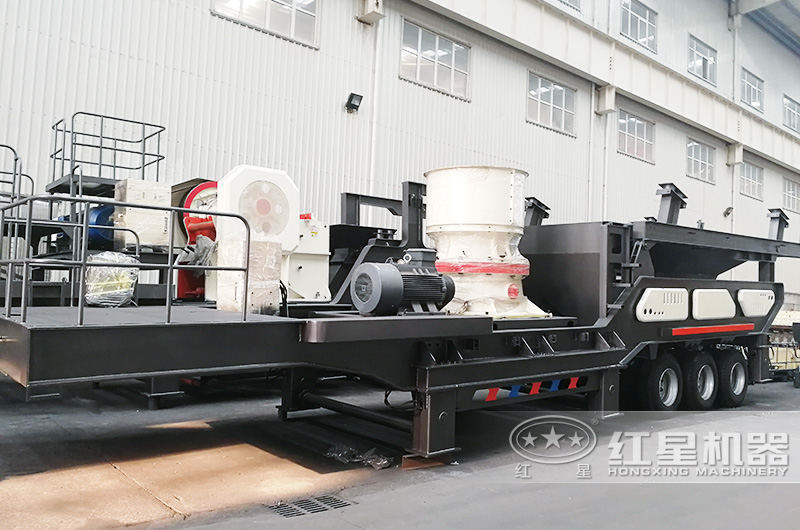 圓錐破車載制砂機,產量高針片狀少 圓錐破車載制砂機,產量高針片狀少