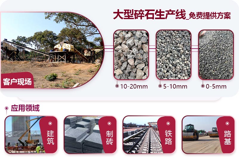 石料破碎加工后應(yīng)用較廣 石料破碎加工后應(yīng)用較廣